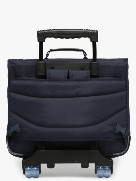 Boekentas Op Wieltjes 2 Compartimenten Tann's Blauw les fantaisies g 43142 ander zicht 5