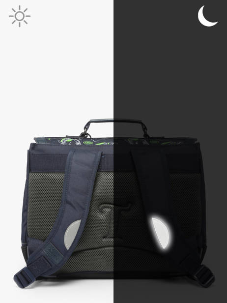 Boekentas 1 Compartiment Tann's Blauw les fantaisies g 35142 ander zicht 5