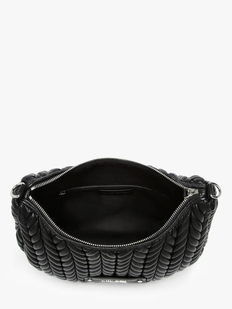 Schoudertas K Weave Polyurethaan Karl lagerfeld Zwart k weave A3W30147 ander zicht 3