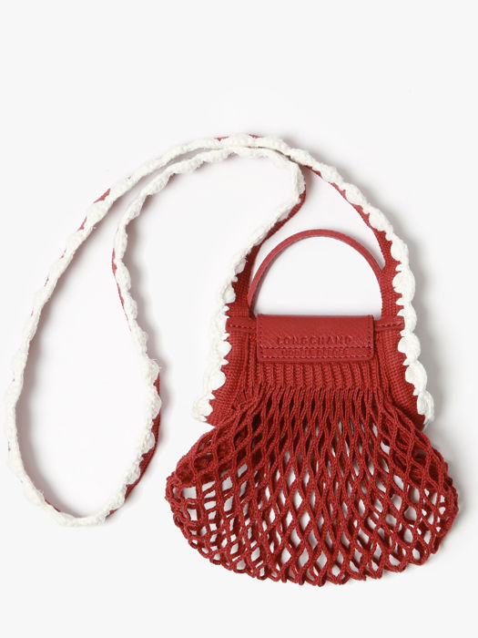 Longchamp Le pliage filet crochet Cross bodytas Rood