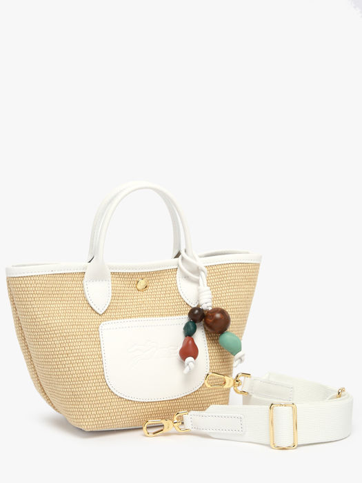 Longchamp Le panier pliage perles Longchamp Wit
