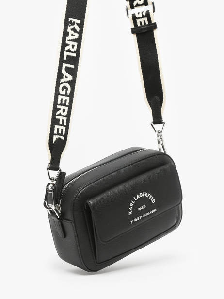 Cross Body Tas Rsg Polyurethaan Karl lagerfeld Zwart rsg A3W30317 ander zicht 2