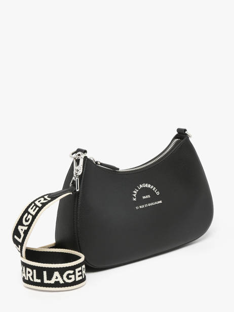 Cross Body Tas Rsg Polyurethaan Karl lagerfeld Zwart rsg A3W30316 ander zicht 2