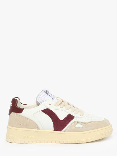 Sneakers Uit Leder Victoria Rood women 1257136