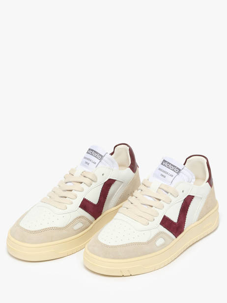 Sneakers Uit Leder Victoria Rood women 1257136 ander zicht 2