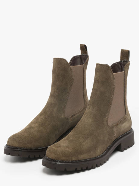 Chelsea Boots Uit Leder Tamaris Groen women 41 ander zicht 2
