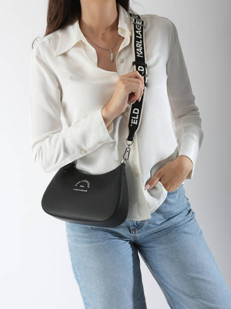 Cross Body Tas Rsg Polyurethaan Karl lagerfeld Zwart rsg A3W30316 ander zicht 1