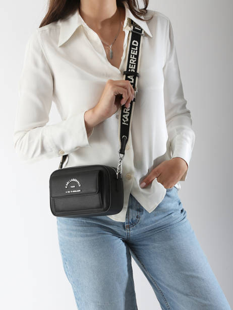 Cross Body Tas Rsg Polyurethaan Karl lagerfeld Zwart rsg A3W30317 ander zicht 1
