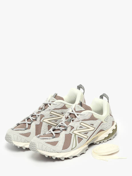Sneakers 610 Uit Leder New balance Grijs boy ML610TE ander zicht 2