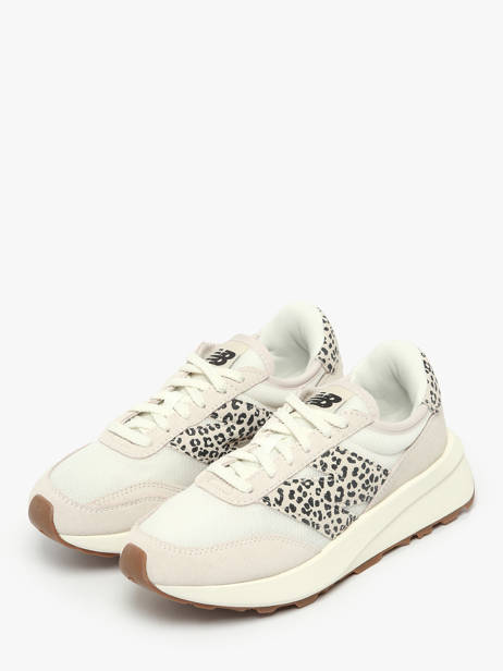 Sneakers 370 Uit Leder New balance Grijs boy U370LP ander zicht 2