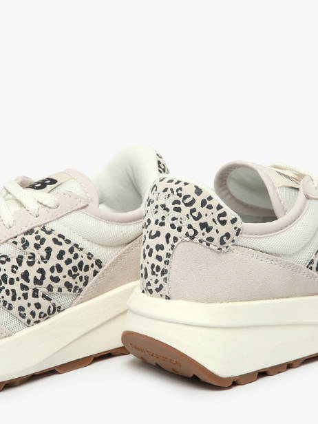 Sneakers 370 Uit Leder New balance Grijs boy U370LP ander zicht 3