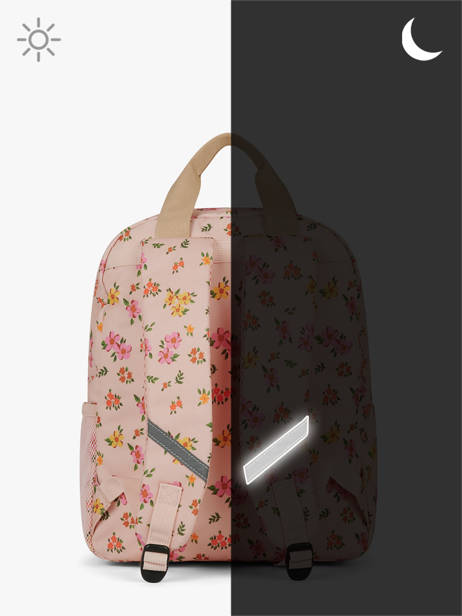 Rugzak 1 Compartiment Caramel et cie Roze boheme FI ander zicht 5