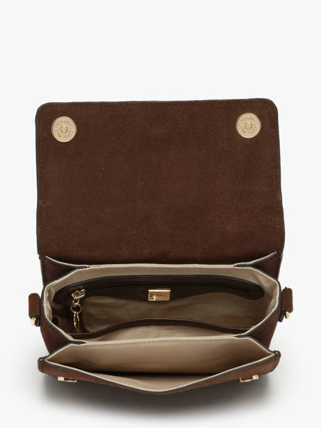 Cross Body Tas S Altesse Suede Etrier Bruin altesse suede EASU048S ander zicht 3