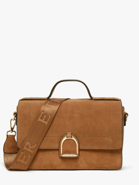 Cross Body Tas M Altesse Suede Etrier Bruin altesse suede EASU048M