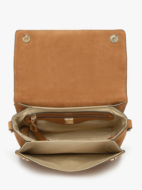 Cross Body Tas M Altesse Suede Etrier Bruin altesse suede EASU048M ander zicht 3