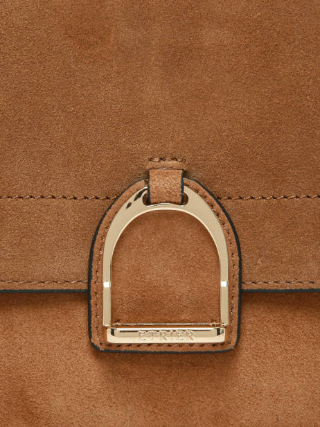 Cross Body Tas M Altesse Suede Etrier Bruin altesse suede EASU048M ander zicht 5