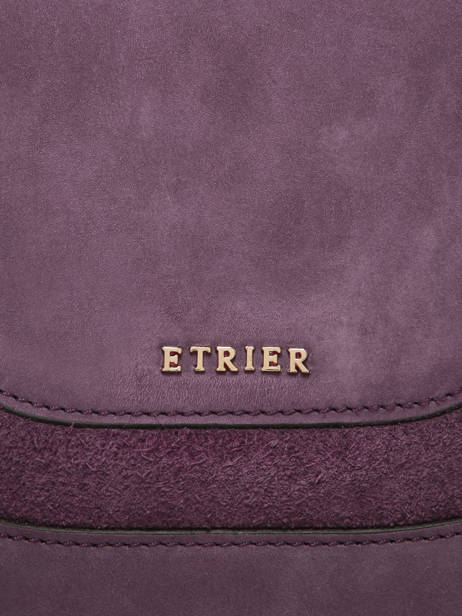 Cross Body Tas M Lasso Leder Etrier Violet lasso ELAS152M ander zicht 5