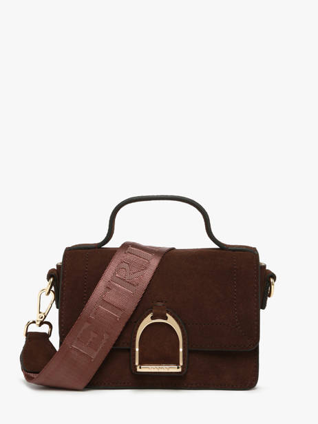 Cross Body Tas Xs Altesse Suede Etrier Bruin altesse suede EASU048X