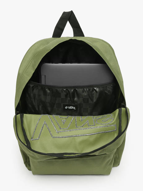 Rugzak 1 Compartiment Vans Groen backpack VN000H4Z ander zicht 2