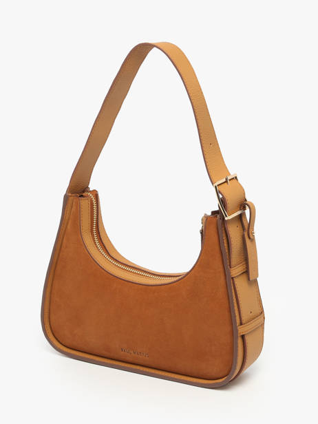 Schoudertas La Suite Leder Paul marius Oranje la suite VICTXSUI ander zicht 2