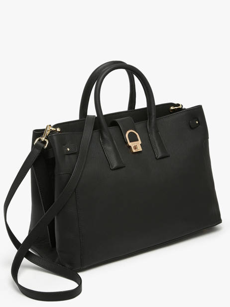 Handtassen L Equestre Leder Etrier Zwart equestre EEQT142L ander zicht 2