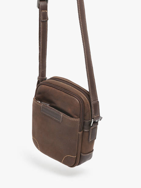 Cross Body Tas Joseph Leder Arthur & aston Bruin marco 7 ander zicht 2