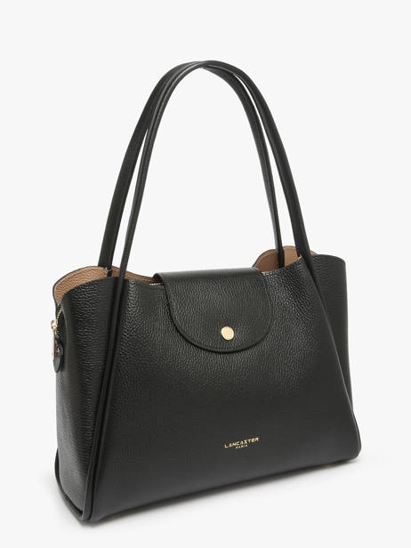 Schoudertas Ida Double Leder Lancaster Zwart ida double 85 ander zicht 2