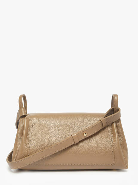 Cross Body Tas Accordeon Double Leder Lancaster Beige accordeon double 88 ander zicht 4