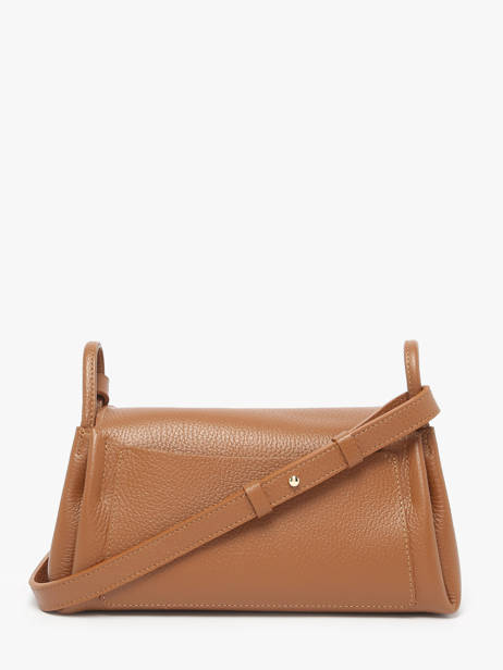 Cross Body Tas Accordeon Double Leder Lancaster Bruin accordeon double 88 ander zicht 4