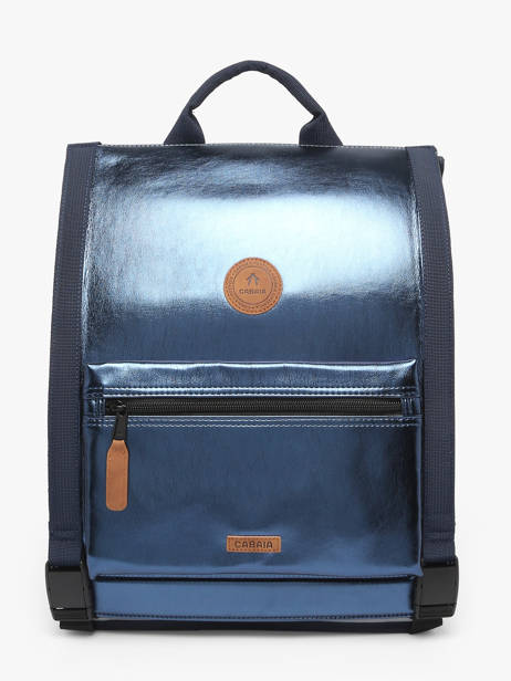 Rugzak 2 Compartimenten Cabaia Blauw school L ander zicht 2