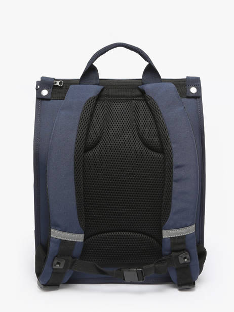 Rugzak 2 Compartimenten Cabaia Blauw school L ander zicht 5