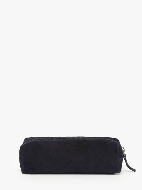 Etui Velvet Leder Milano Blauw velvet VE22116 ander zicht 2