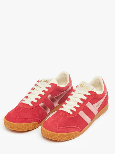 Sneakers Elan Glitz Uit Leder Gola Rood women CLB790 ander zicht 2