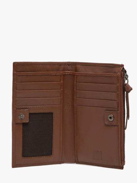 Portefeuille Leder Biba Bruin wallet 12138 ander zicht 1