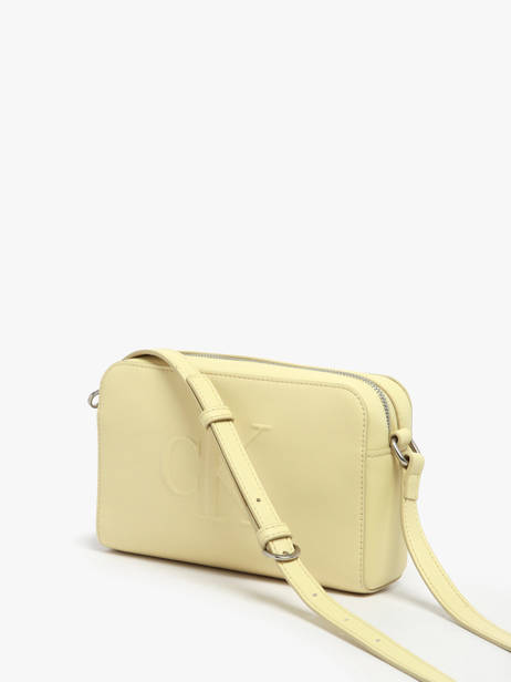 Cross Body Tas Sculpted Calvin klein jeans Geel sculpted 4K3036G ander zicht 1