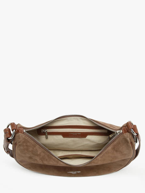 Schoudertas Suede Leder Lancaster Bruin suede 82 ander zicht 2