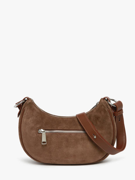 Cross Body Tas Suede Leder Lancaster Bruin suede 81 ander zicht 3