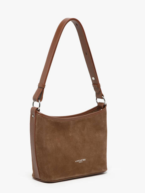 Cross Body Tas Suede Leder Lancaster Bruin suede 80 ander zicht 1