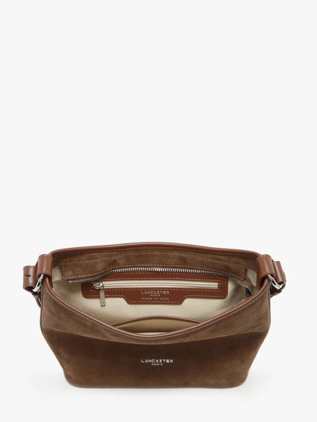 Cross Body Tas Suede Leder Lancaster Bruin suede 80 ander zicht 2