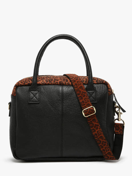 Cross Body Tas Dandy Leopard Leder Paul marius Bruin leopard DANDYLEO ander zicht 4