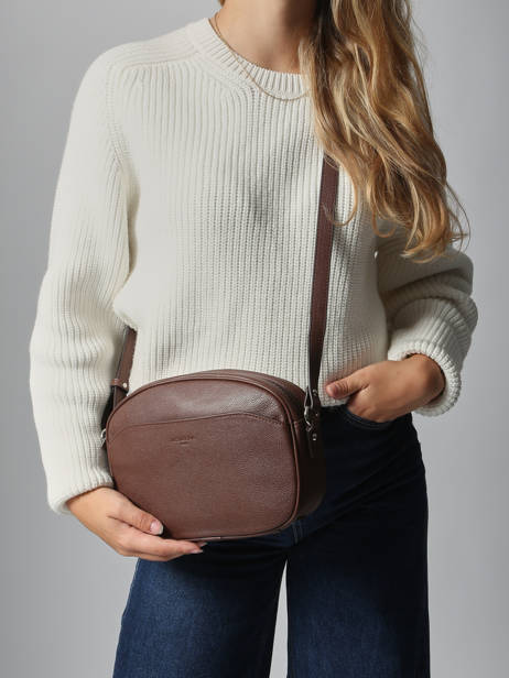 Cross Body Tas Confort Leder Hexagona Bruin confort 469993 ander zicht 1