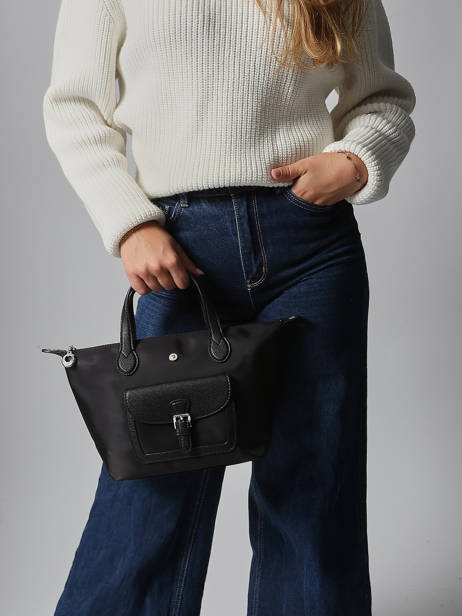 Cross Body Tas Kiana Nylon Hexagona Zwart kiana 1720185 ander zicht 1