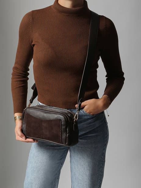 Cross Body Tas Brodery Torrow Bruin brodery TBRO04 ander zicht 1