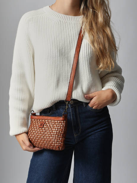 Cross Body Tas Heritage Leder Biba Bruin heritage KAB9L ander zicht 1