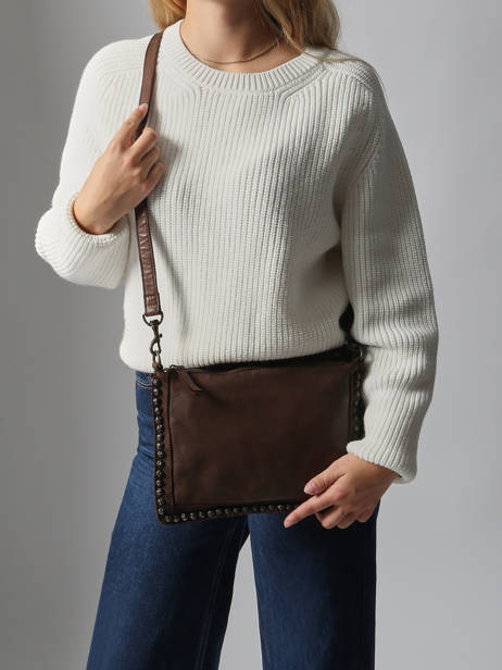 Cross Body Tas Heritage Leder Biba Bruin heritage POR2L ander zicht 1
