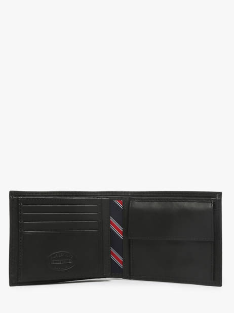 Portefeuille Leder Tommy hilfiger Zwart eton AM00657 ander zicht 2