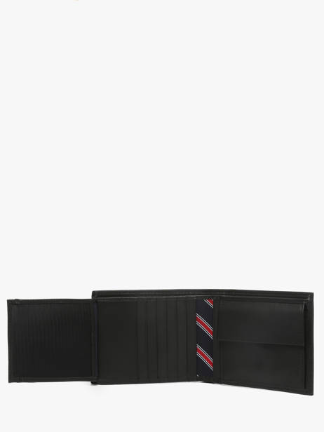 Portefeuille Leder Tommy hilfiger Zwart eton AM00657 ander zicht 3