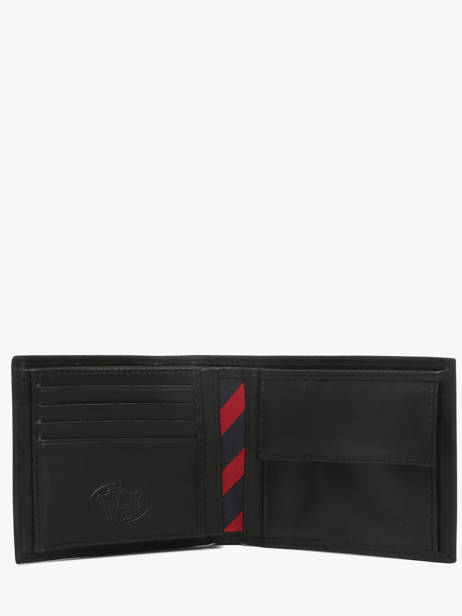 Portefeuille Leder Tommy hilfiger Zwart johnson AM00665 ander zicht 2