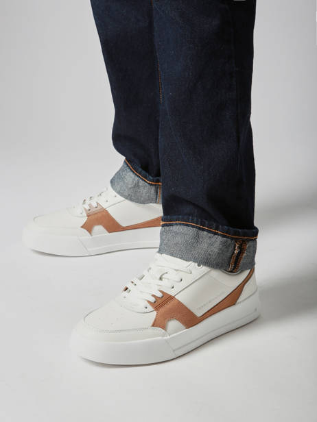 Sneakers Uit Leder Tommy hilfiger Wit men 55510LB ander zicht 1