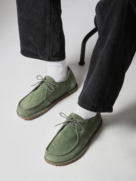 Derby Veterschoenen Utti Uit Leder Birkenstock Groen men 1030109 ander zicht 1